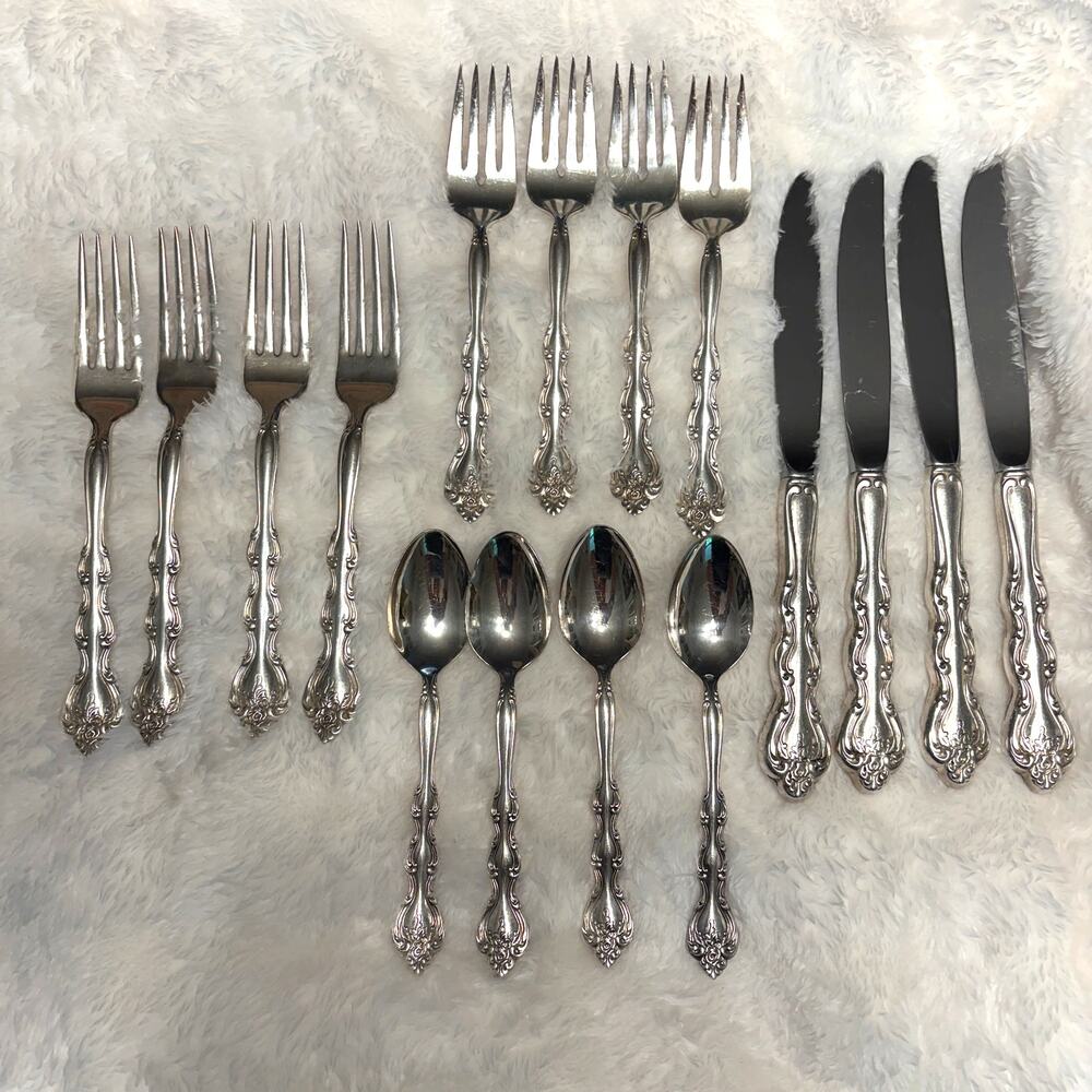 Vintage International Silverplate Interlude 4 place settings 16 pc
